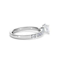 Katerina GIA Princess Diamond Engagement Ring Platinum 1.15ct H/SI