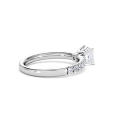 Katerina GIA Princess Diamond Engagement Ring Platinum 1.15ct H/SI