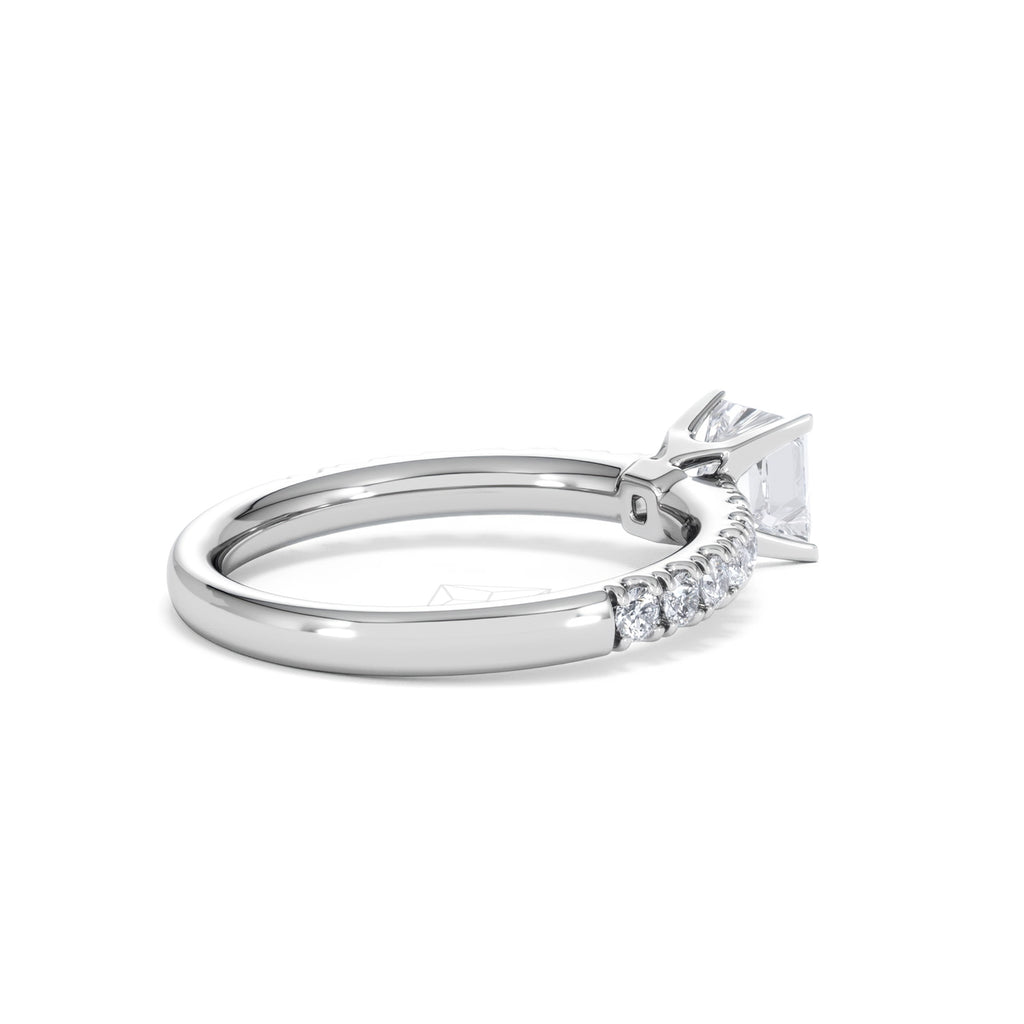 Katerina GIA Princess Diamond Engagement Ring Platinum 1.15ct H/SI