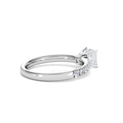 Katerina GIA Princess Diamond Engagement Ring Platinum 1.15ct H/SI