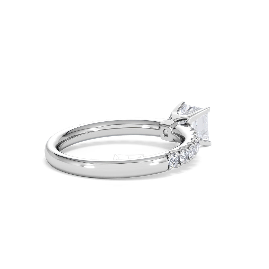 Katerina GIA Princess Diamond Engagement Ring Platinum 1.15ct H/SI