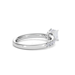 Katerina GIA Princess Diamond Engagement Ring Platinum 1.15ct H/SI