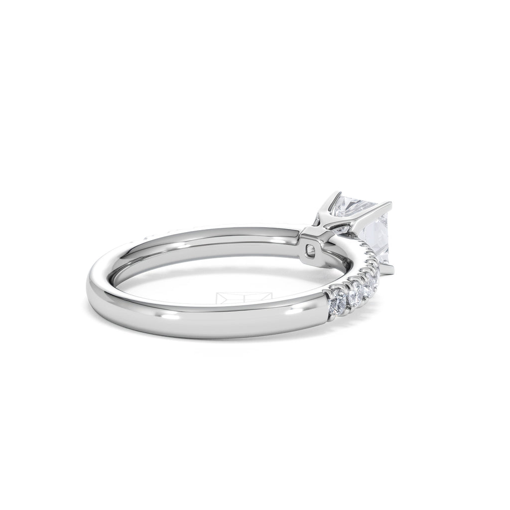 Katerina GIA Princess Diamond Engagement Ring Platinum 1.15ct H/SI