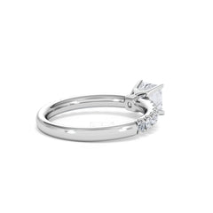 Katerina GIA Princess Diamond Engagement Ring Platinum 1.15ct H/SI