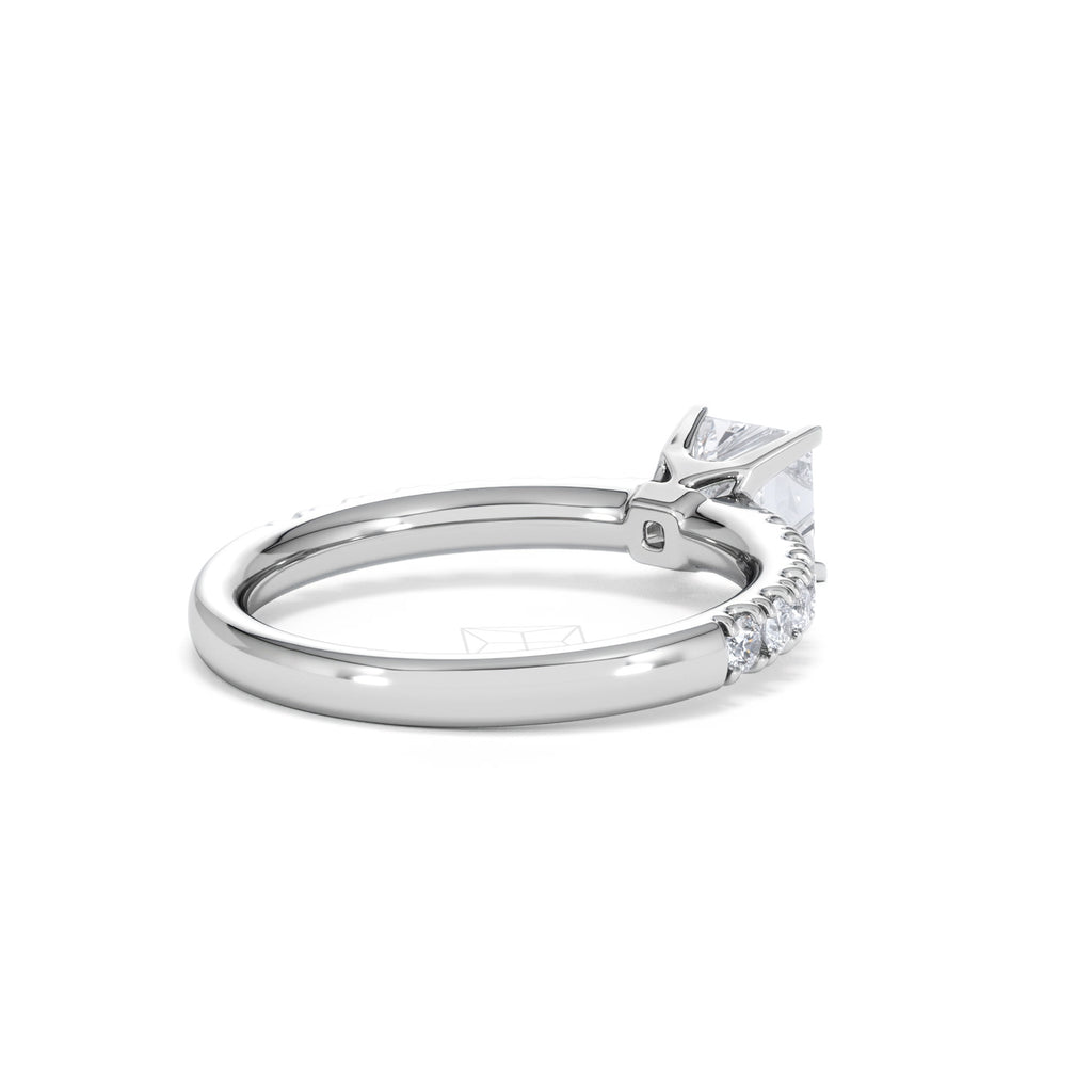 Katerina GIA Princess Diamond Engagement Ring Platinum 1.15ct H/SI
