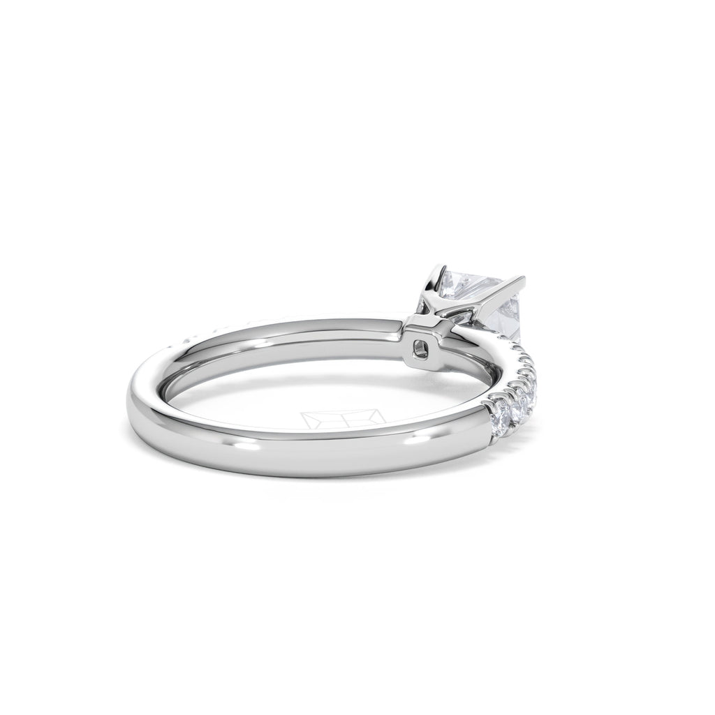 Katerina GIA Princess Diamond Engagement Ring Platinum 1.15ct H/SI