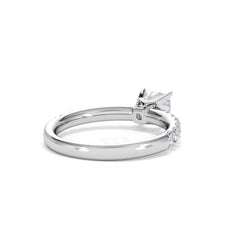 Katerina GIA Princess Diamond Engagement Ring Platinum 1.15ct H/SI