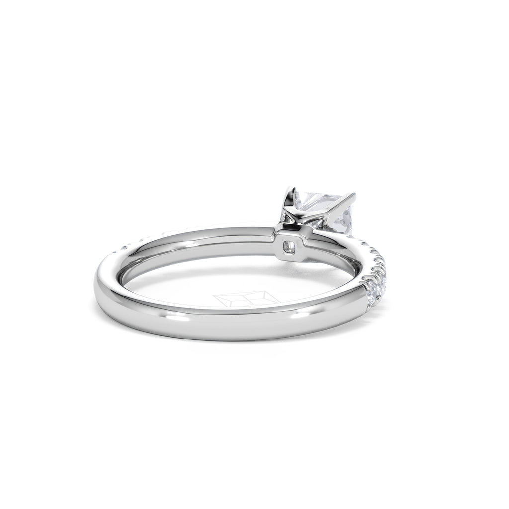 Katerina GIA Princess Diamond Engagement Ring Platinum 1.15ct H/SI