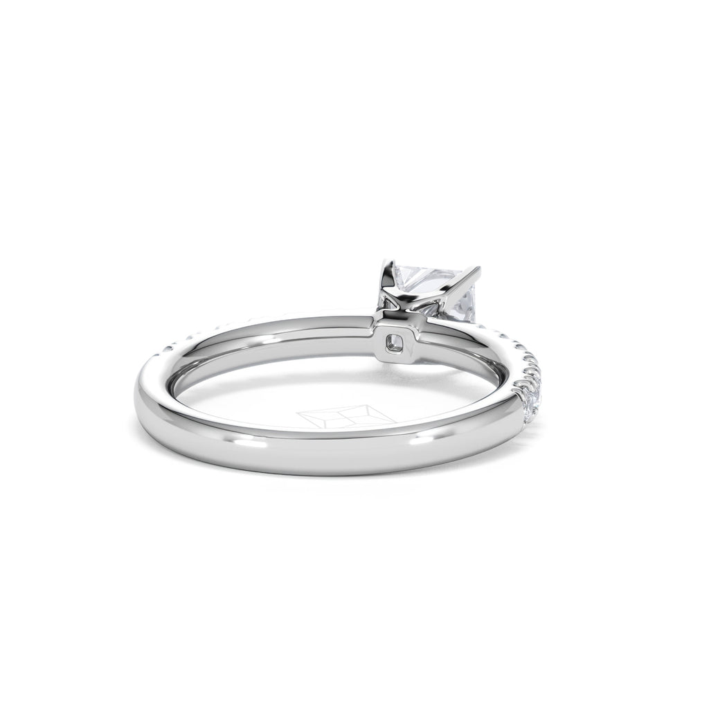 Katerina GIA Princess Diamond Engagement Ring Platinum 1.15ct H/SI