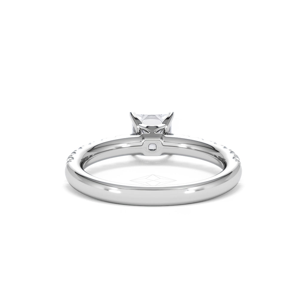 Katerina GIA Princess Diamond Engagement Ring Platinum 1.15ct H/SI