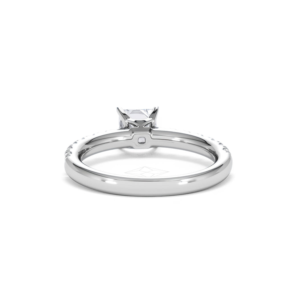 Katerina GIA Princess Diamond Engagement Ring Platinum 1.15ct H/SI