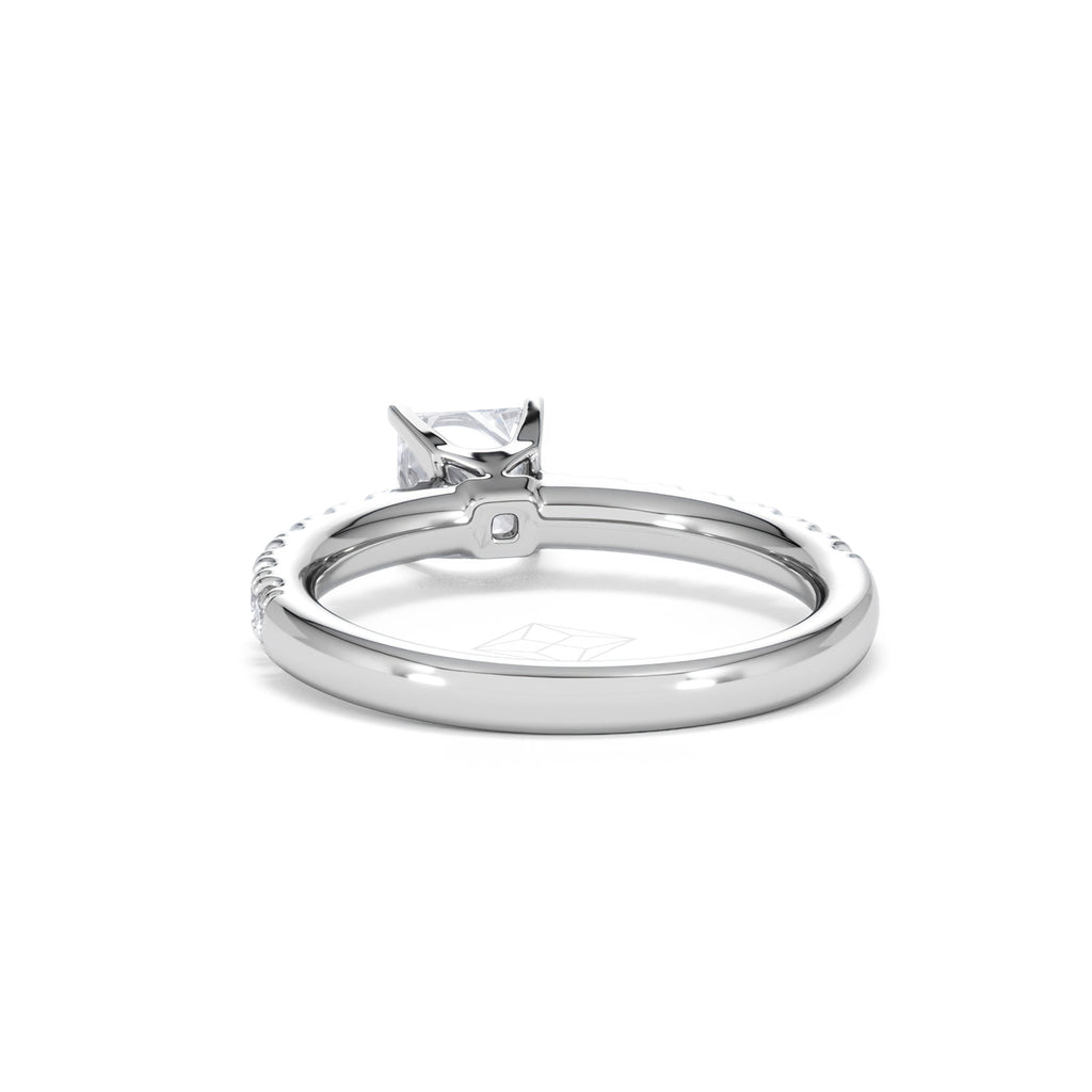 Katerina GIA Princess Diamond Engagement Ring Platinum 1.15ct H/SI