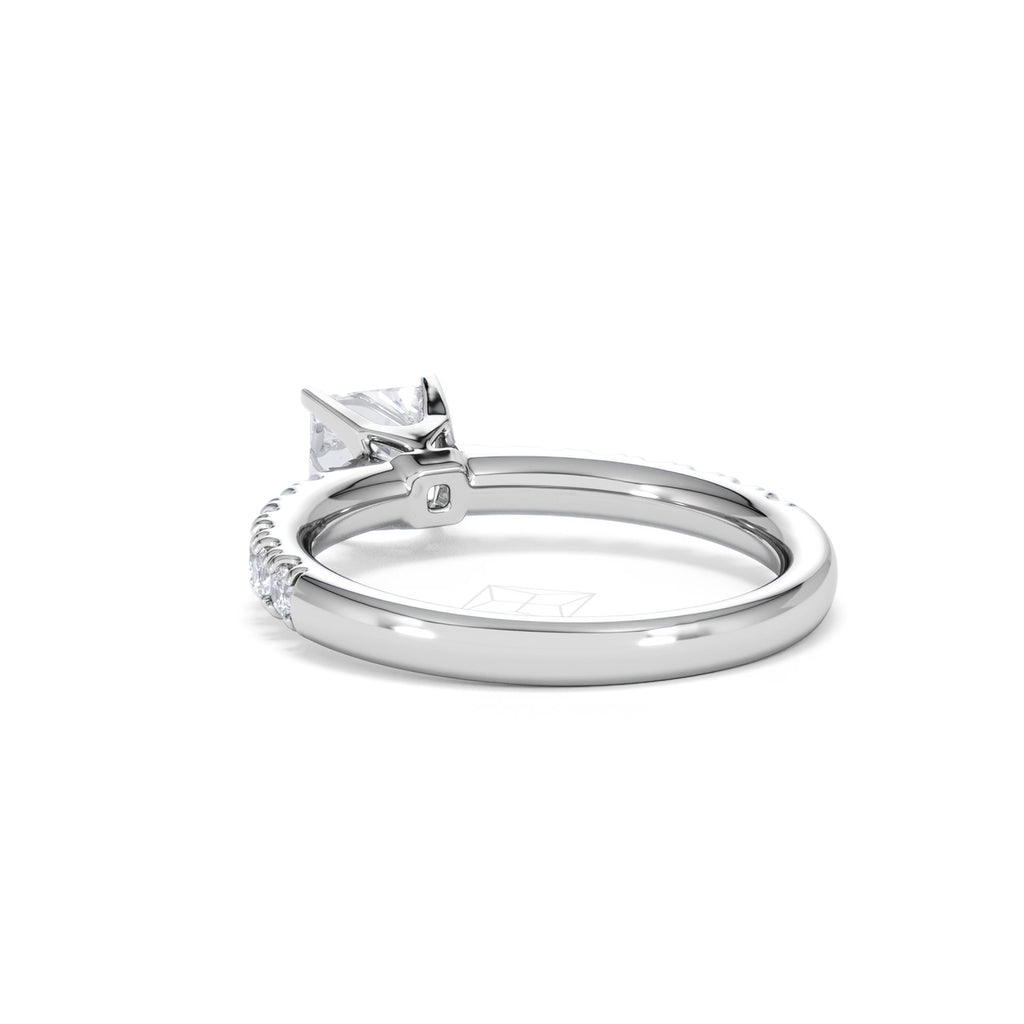 Katerina GIA Princess Diamond Engagement Ring Platinum 1.15ct H/SI