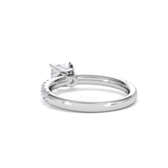 Katerina GIA Princess Diamond Engagement Ring Platinum 1.15ct H/SI