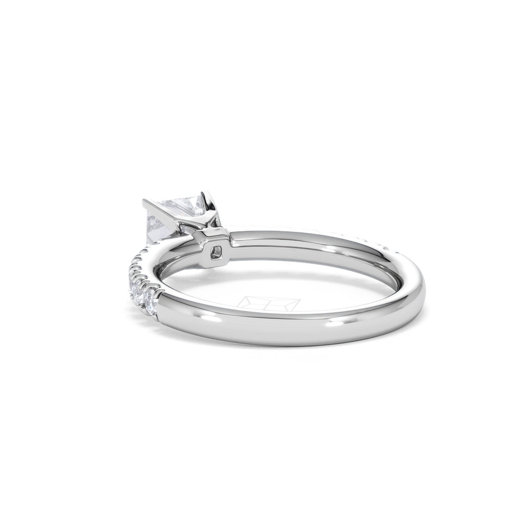 Katerina GIA Princess Diamond Engagement Ring Platinum 1.15ct H/SI