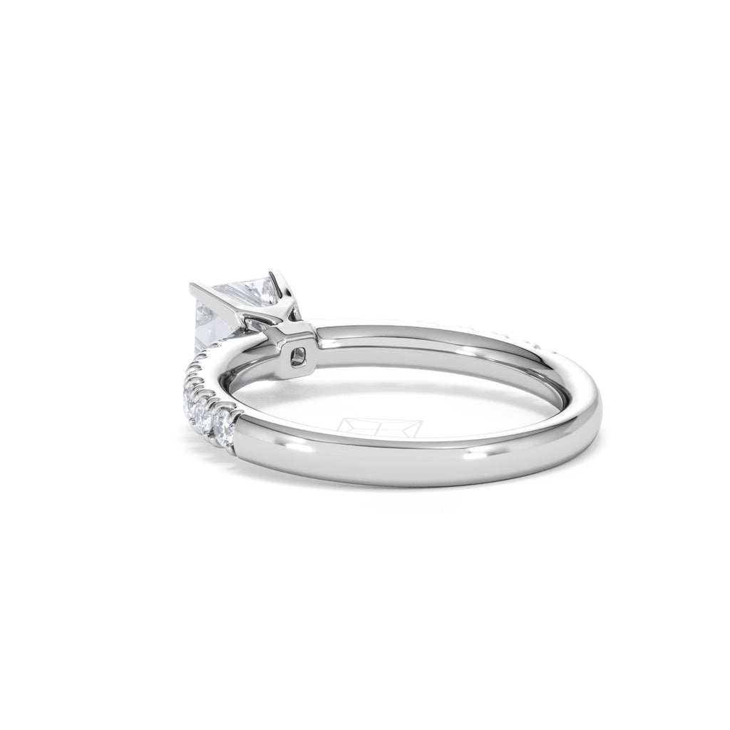Katerina GIA Princess Diamond Engagement Ring Platinum 1.15ct H/SI