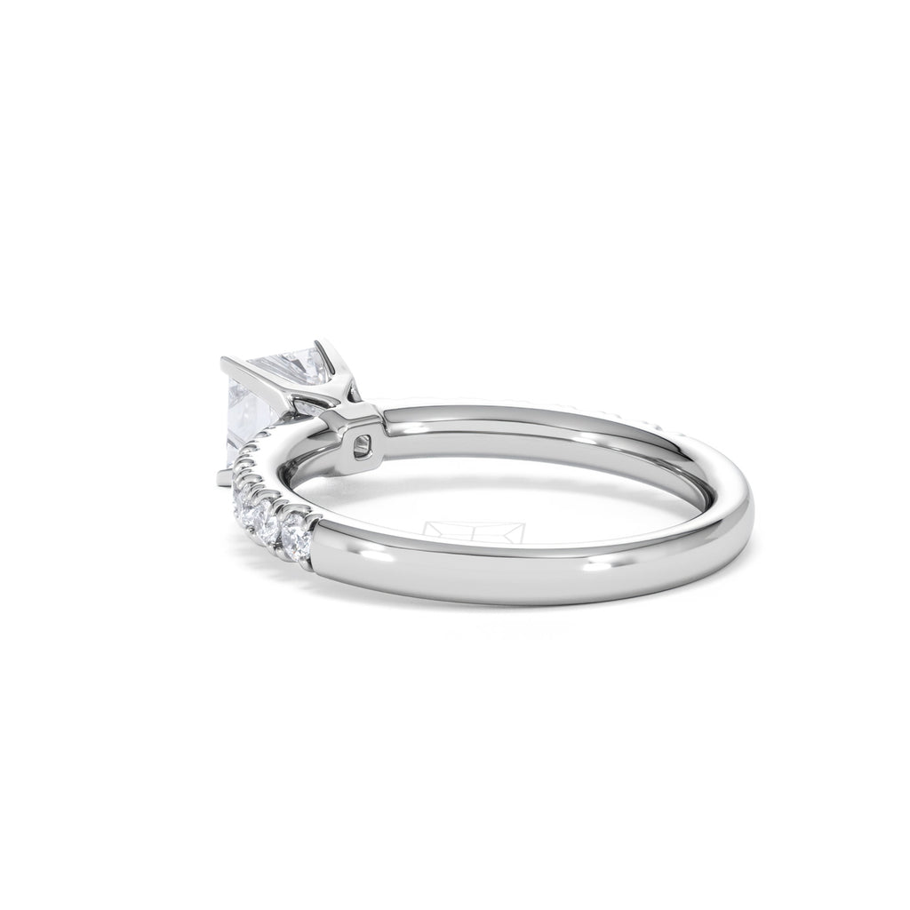 Katerina GIA Princess Diamond Engagement Ring Platinum 1.15ct H/SI