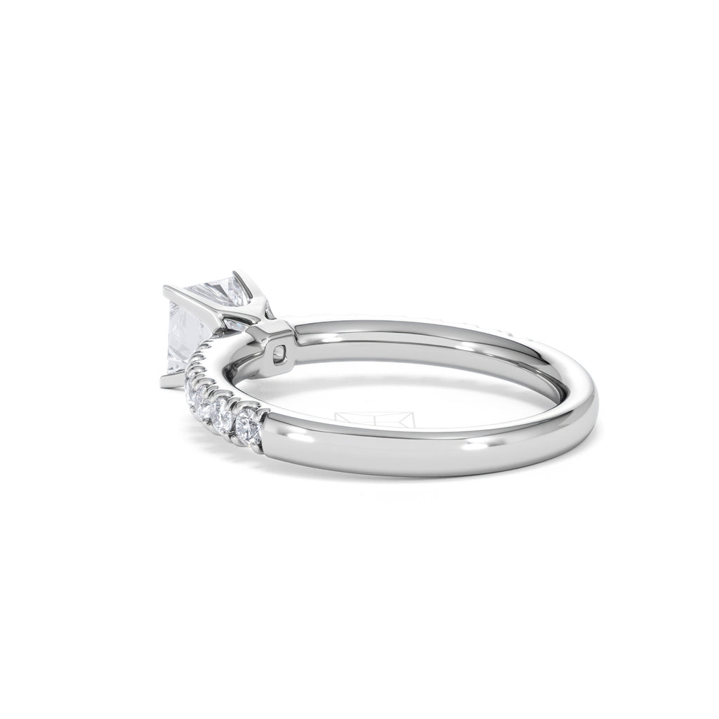 Katerina GIA Princess Diamond Engagement Ring Platinum 1.15ct H/SI