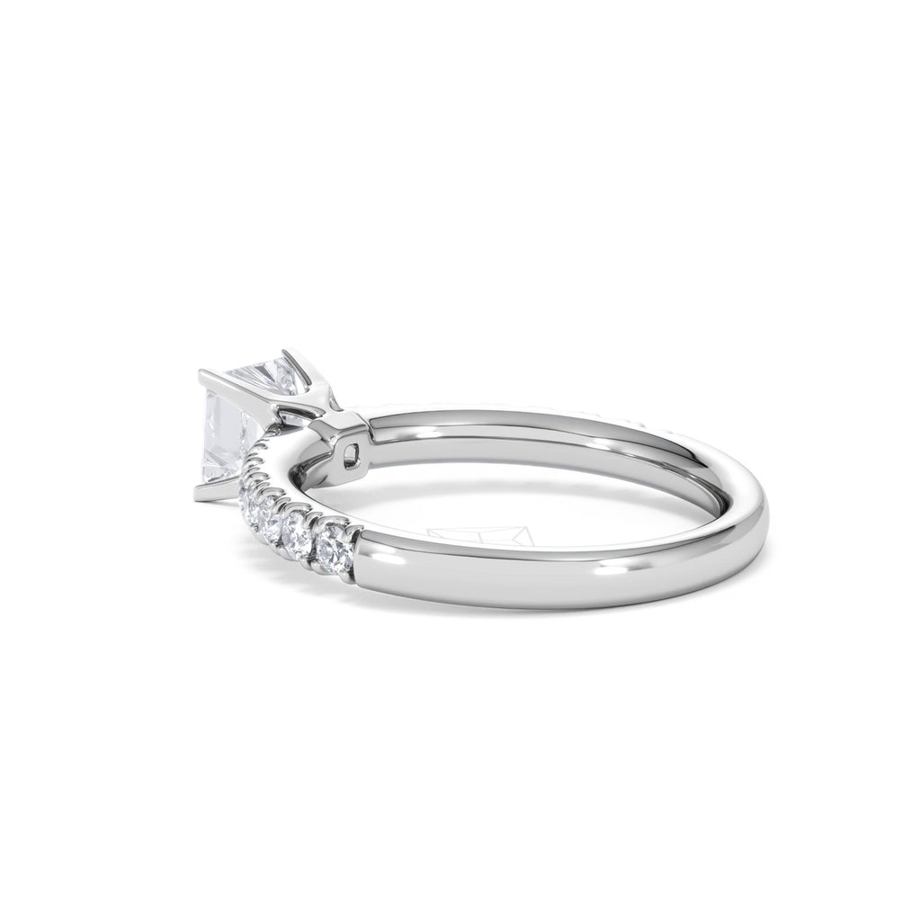 Katerina GIA Princess Diamond Engagement Ring Platinum 1.15ct H/SI