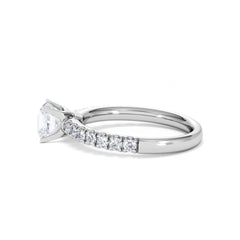 Katerina GIA Princess Diamond Engagement Ring Platinum 1.15ct H/SI