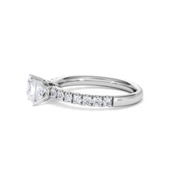Katerina GIA Princess Diamond Engagement Ring Platinum 1.15ct H/SI
