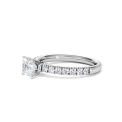Katerina GIA Princess Diamond Engagement Ring Platinum 1.15ct H/SI