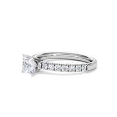 Katerina GIA Princess Diamond Engagement Ring Platinum 1.15ct H/SI