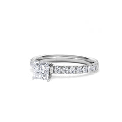 Katerina GIA Princess Diamond Engagement Ring Platinum 1.15ct H/SI
