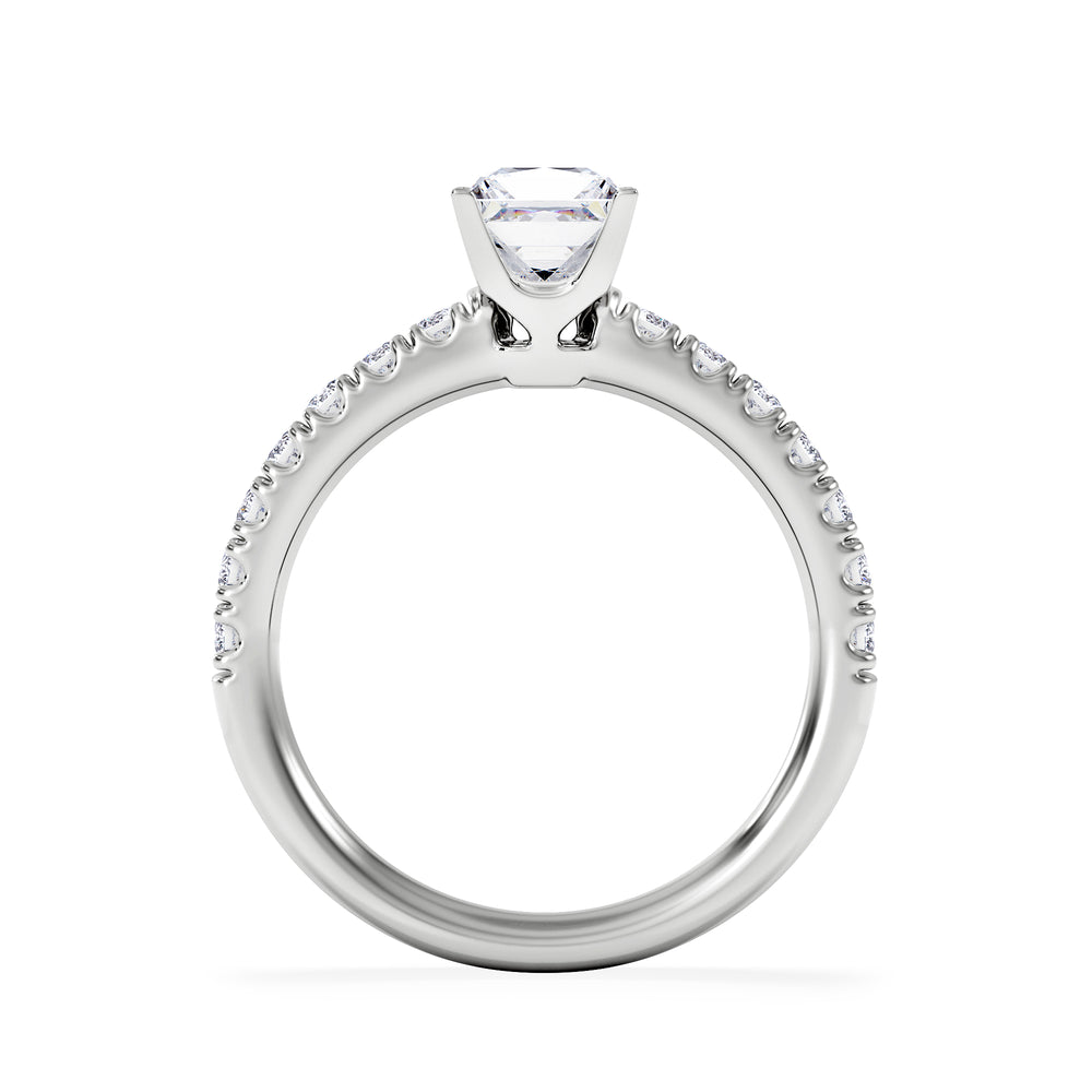 Katerina GIA Princess Diamond Engagement Ring Platinum 1.15ct H/SI