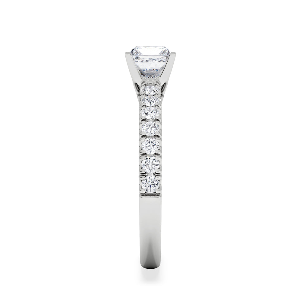 Katerina GIA Princess Diamond Engagement Ring Platinum 1.15ct H/SI