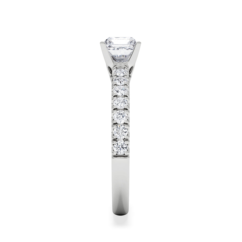 Katerina GIA Princess Diamond Engagement Ring Platinum 1.15ct H/SI