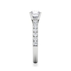 Katerina GIA Princess Diamond Engagement Ring Platinum 1.15ct H/SI