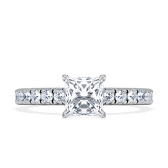 Katerina GIA Princess Diamond Engagement Ring Platinum 1.15ct H/SI