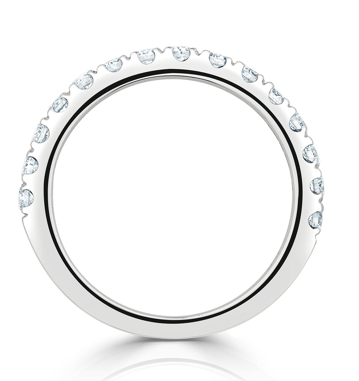 Katerina Matching Wedding Band 0.50ct G/Si Diamond in Platinum