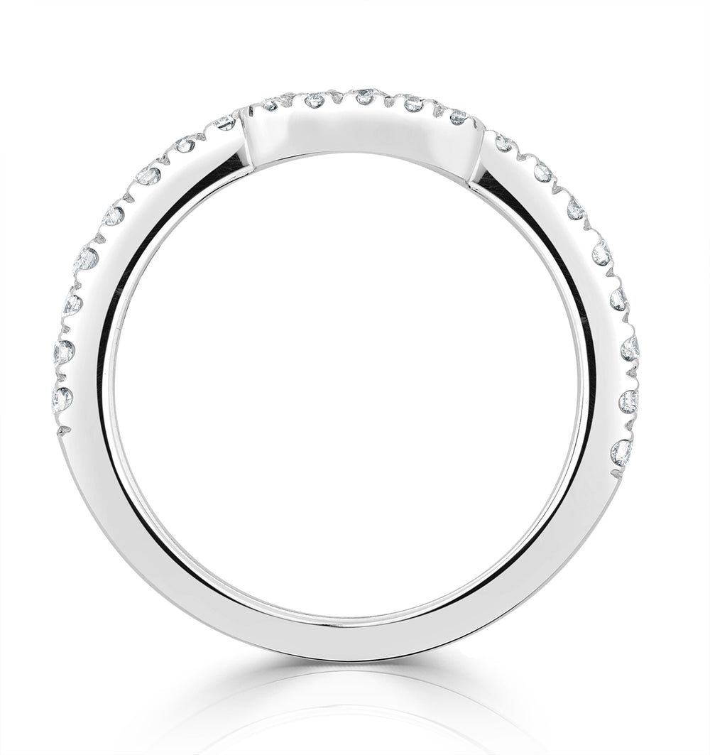 Annabelle Matching Wedding Band 0.30ct G/Si Diamond in 18K White Gold