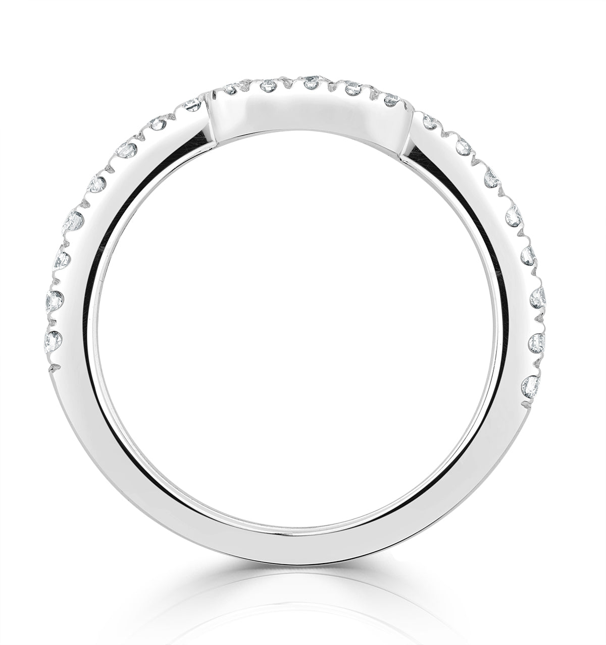 Annabelle Matching Wedding Band 0.30ct G/Si Diamond in Platinum