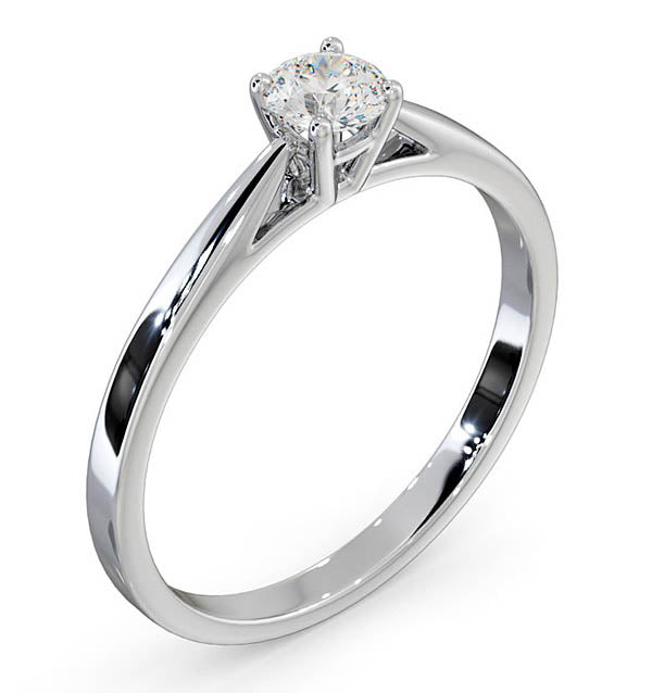 Engagement Ring Elysia 0.33ct Lab Diamond H/Si in Platinum