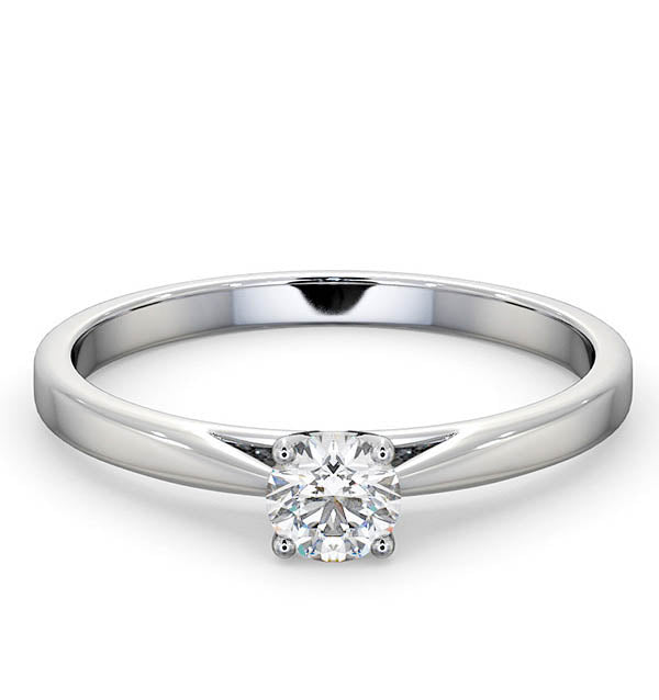Engagement Ring Elysia 0.33ct Lab Diamond H/Si in Platinum