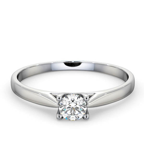 Engagement Ring Grace 0.25ct Lab Diamond H/Si in 18K White Gold