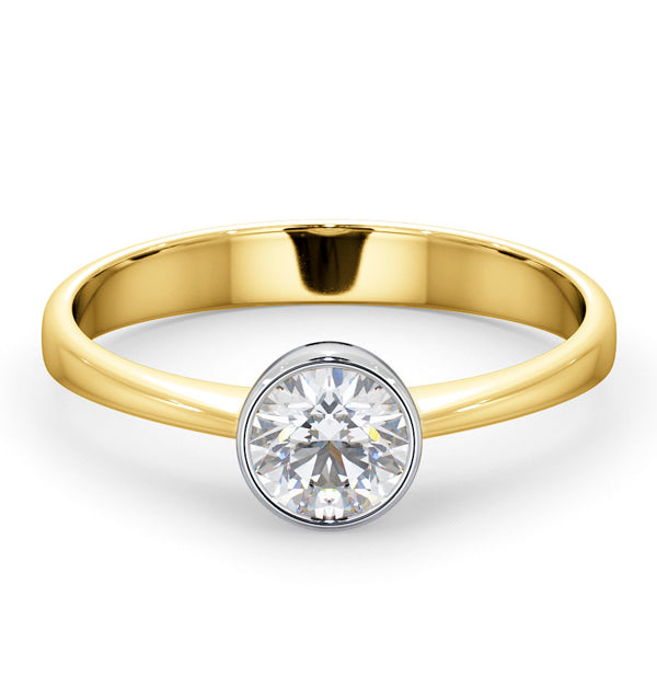 Diamond Engagement Ring - Round Emily 0.50CT 18K Gold