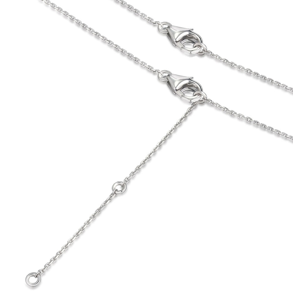 Astra 3.60ct Lab Ruby and Diamond Halo Round Cut Necklace in Silver