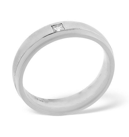 Lauren Platinum Diamond Wedding Ring 0.08CT H/SI