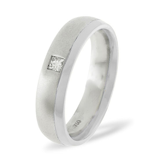 Lauren Platinum Diamond Wedding Ring 0.08CT H/SI