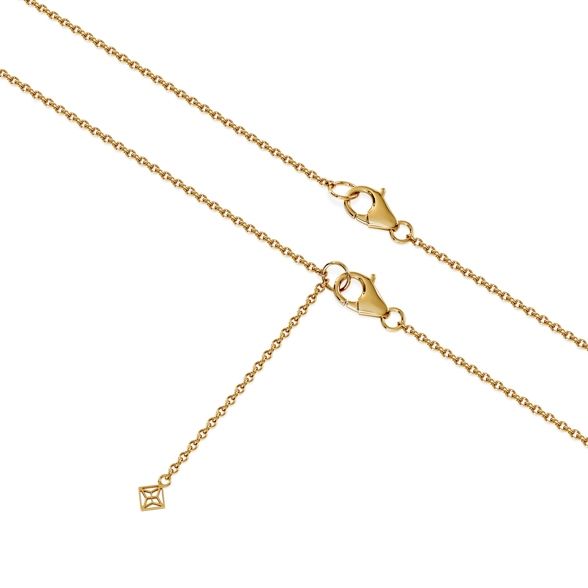 Heart Lab Diamond Necklace 0.50ct in 18K Gold Vermeil