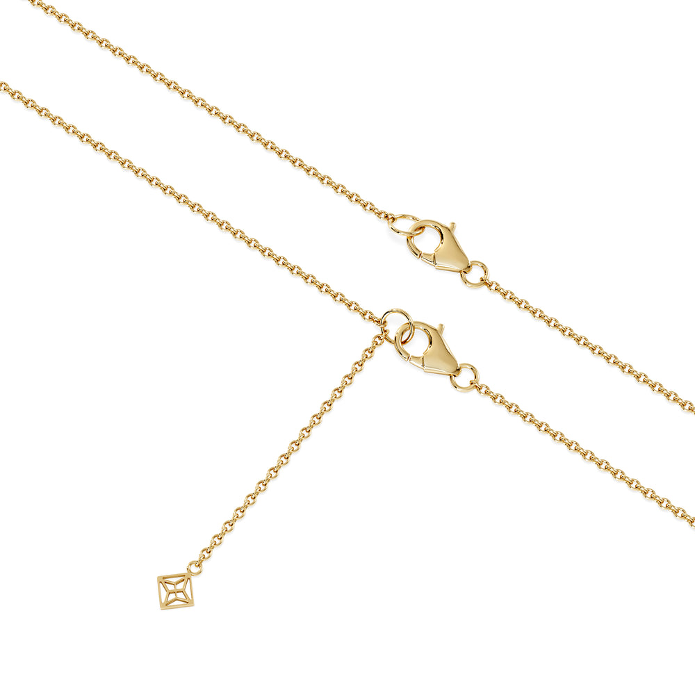 Lab Diamond Eternal Glow Circles Necklace 0.25ct in 18K Gold Vermeil