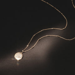 Astrology Sagittarius 0.07ct Lab Grown Diamond Medallion Pendant Necklace in 18K Gold Vermeil