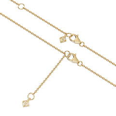 Luna 0.30ct Lab Diamond Necklace in 18K Vermeil
