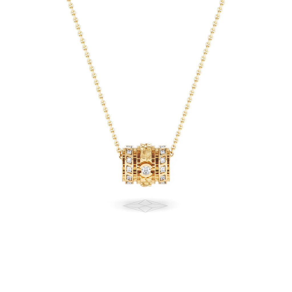 Bond 0.14ct Lab Diamond Necklace in 18K Gold Vermeil
