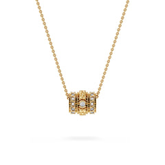 Bond 0.14ct Lab Diamond Necklace in 18K Gold Vermeil