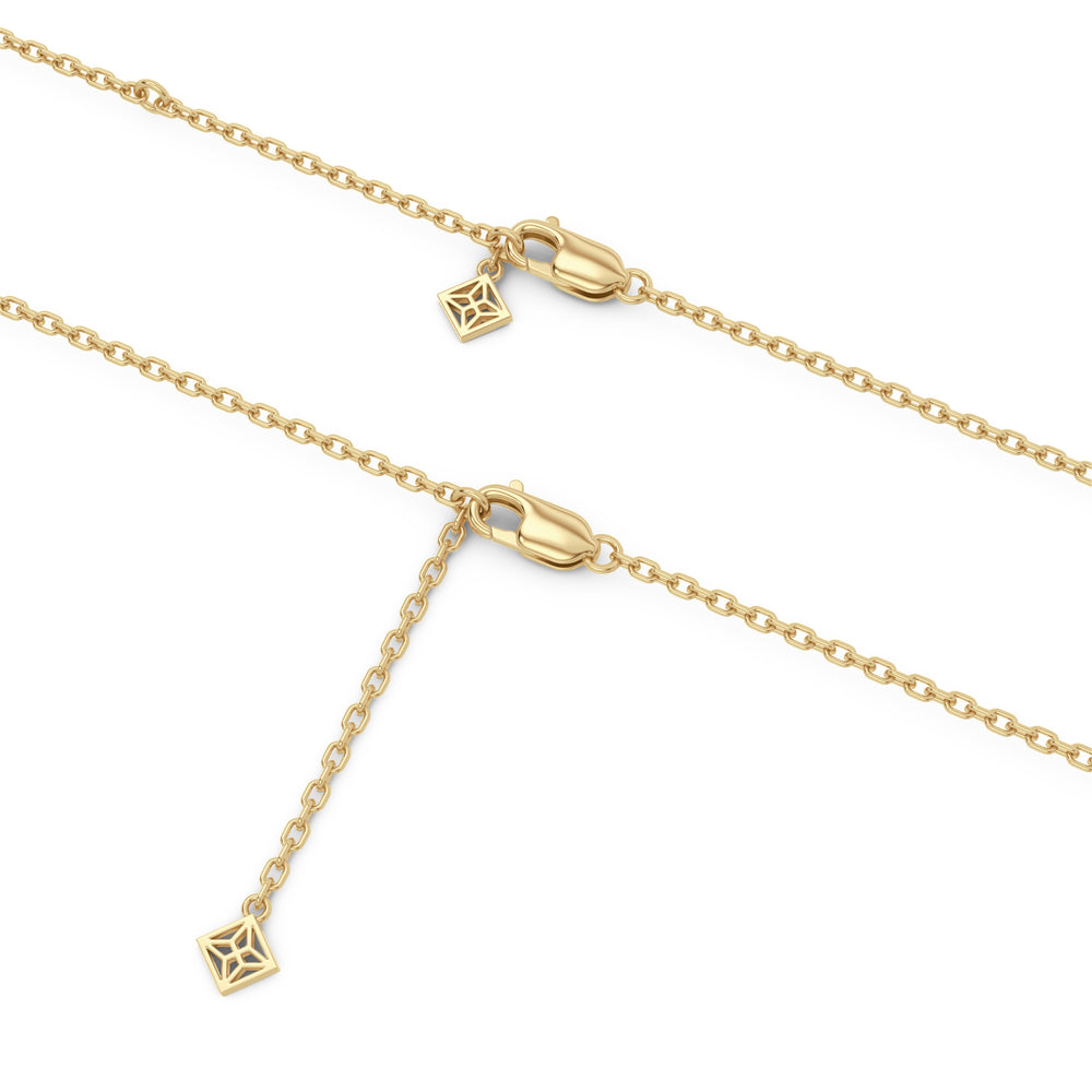 Papillon 0.20ct Lab Diamond Necklace 18K Gold Vermeil